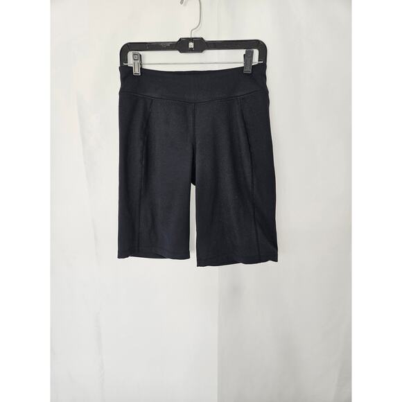 🆓 FREE Title Nine Black pull on running shorts bike shorts sz Extra Small - Picture 4 of 5